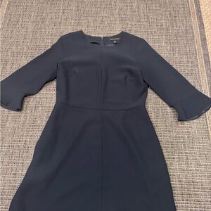 Banana Republic Navy 3/4  Sleeve Dress